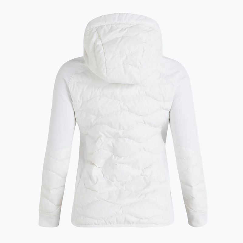 Frauen Peak Performance Helium Down Hybrid Hood Jacke weiß G77848100 2