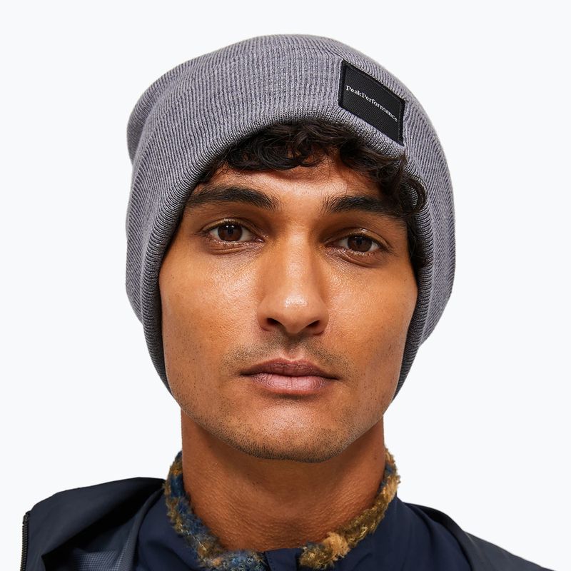 Beanie Peak Performance Switch med grey melange 2
