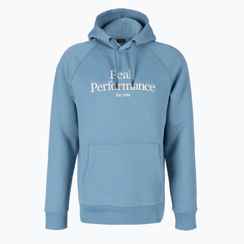 Herren Peak Performance Original Hood Trekking-Sweatshirt navy blau G77756260