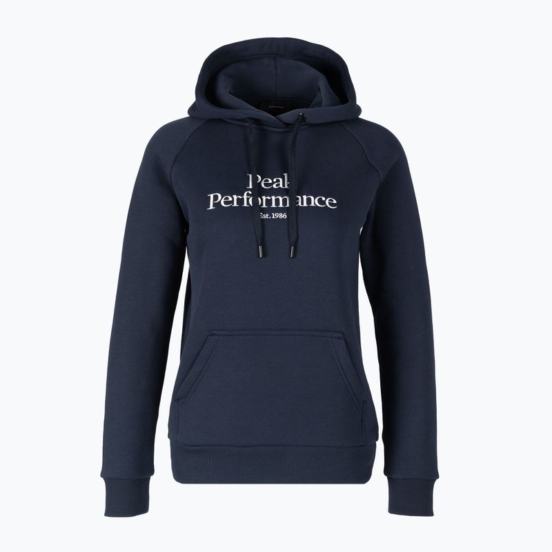 Herren Peak Performance Original Hood Trekking-Sweatshirt navy blau G77747010 4