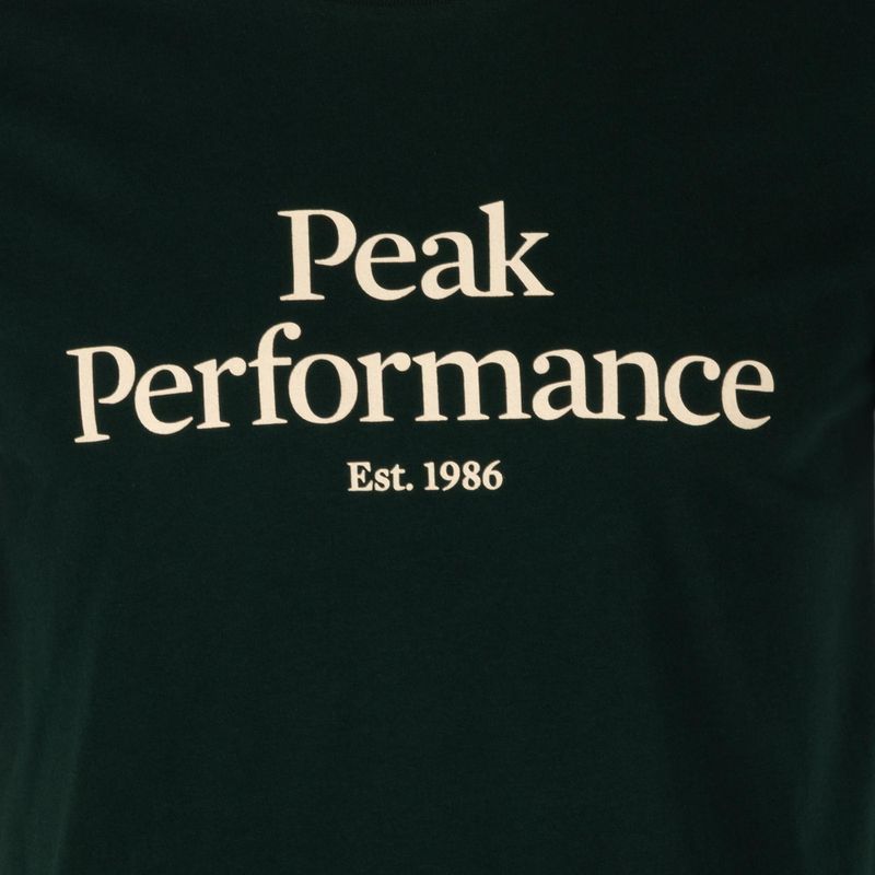 Herren-Trekking-Shirt Peak Performance Original Tee grün G77692260