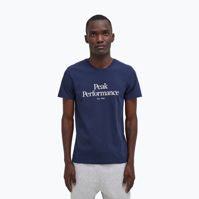 Herren Peak Performance Original Tee navy blau Trekking-T-Shirt G77692020