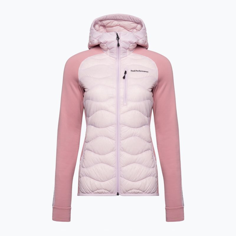 Frauen Peak Performance Helium Down Hybrid Hood Jacke rosa G77848130