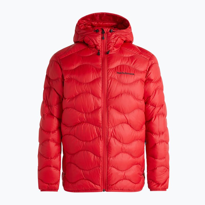 Männer Peak Performance Helium Down Hood Jacke rot G77849160
