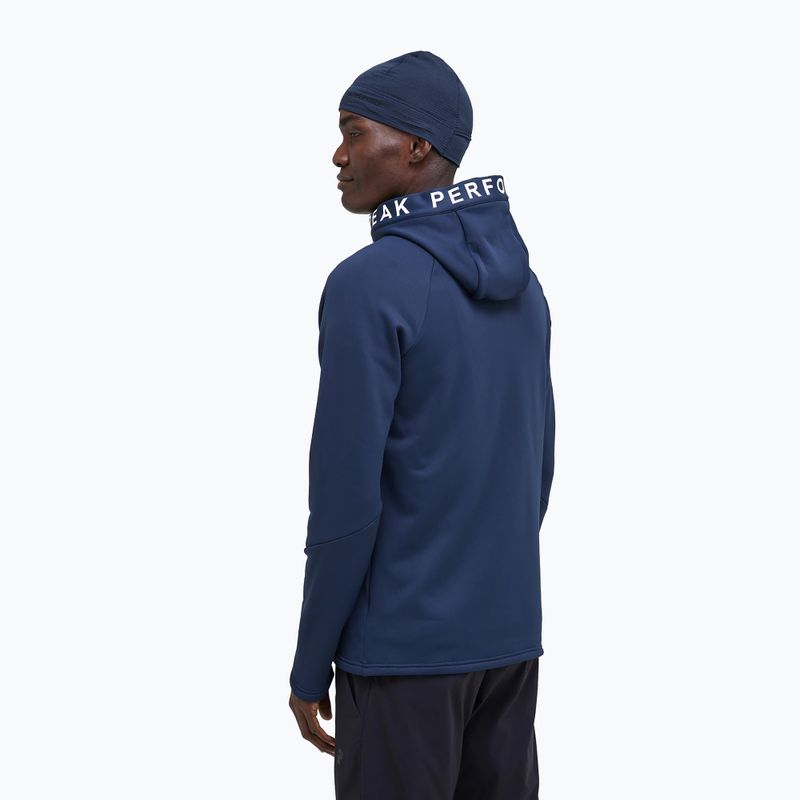 Herren trekking Sweatshirt Peak Performance Rider Zip Hood dunkelblau G788333 2