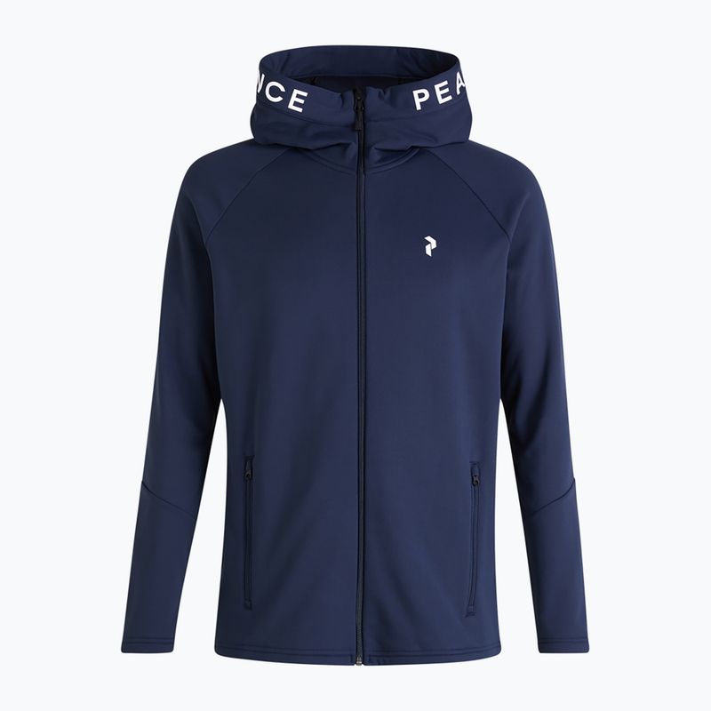 Herren trekking Sweatshirt Peak Performance Rider Zip Hood dunkelblau G788333 4