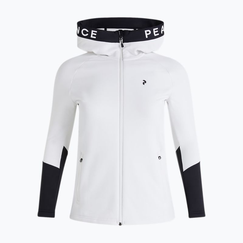 Damen-Trekkingjacke Performance Rider Zip Hood weiß-schwarz G788342