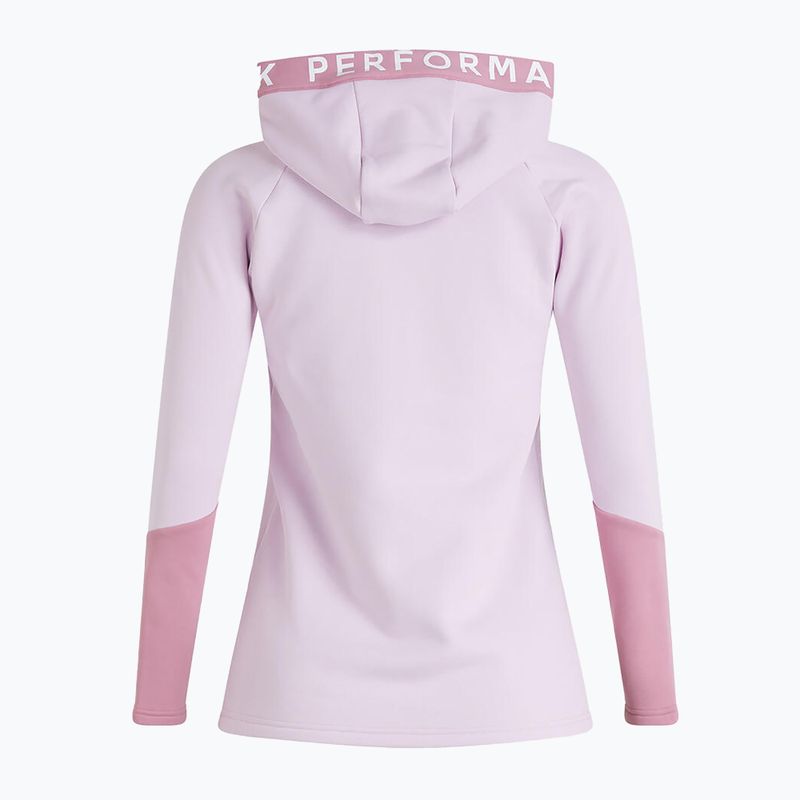 Frauen Peak Performance Rider Zip Hood Trekking-Sweatshirt rosa G78834070 2