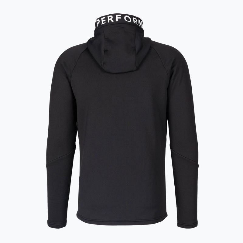 Herren Peak Performance Rider Zip Hood Trekking-Sweatshirt schwarz G78833040 2