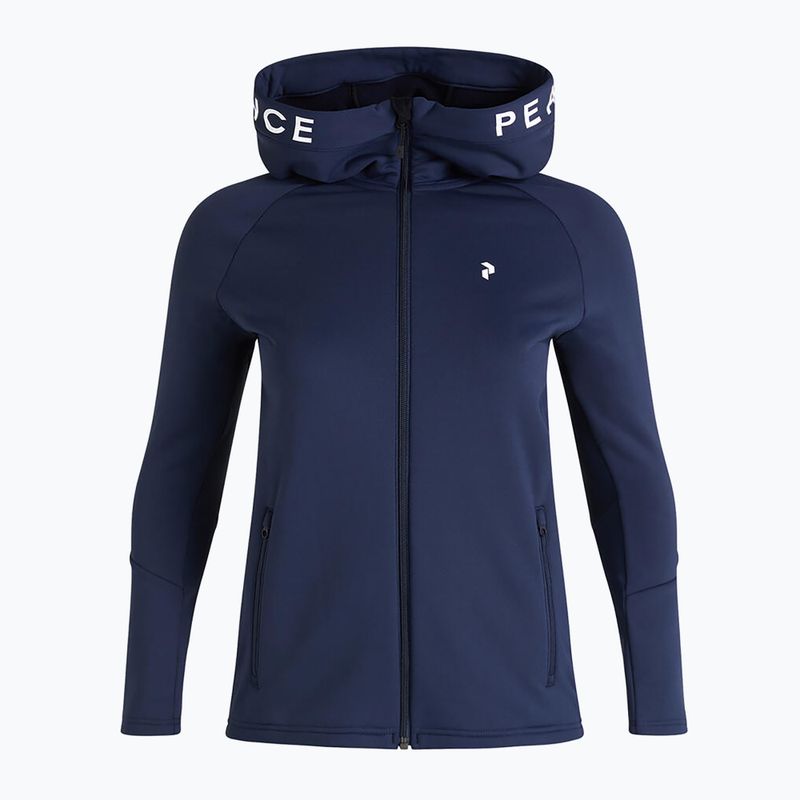 Damen-Trekking-Sweatshirt Performance Rider Zip Hood navy blau G78834010