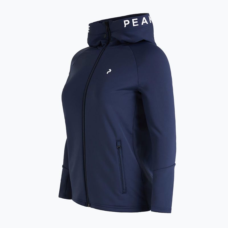 Damen-Trekking-Sweatshirt Performance Rider Zip Hood navy blau G78834010 3