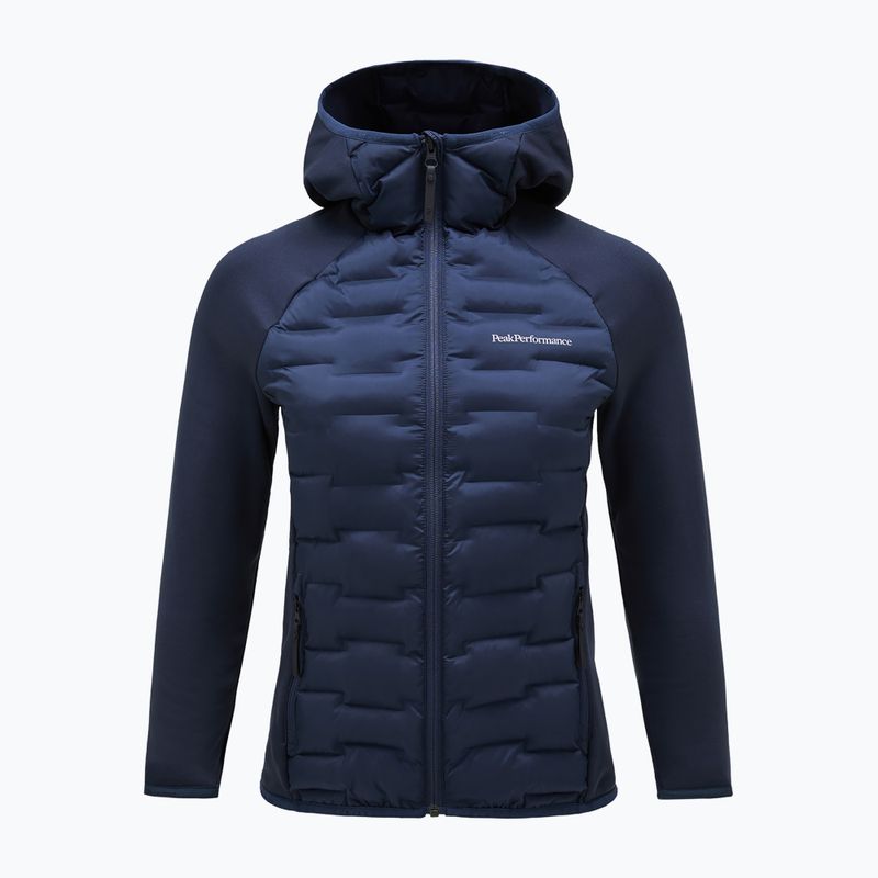 Women's Peak Performance Argon Hybrid Hood blau Schatten Jacke