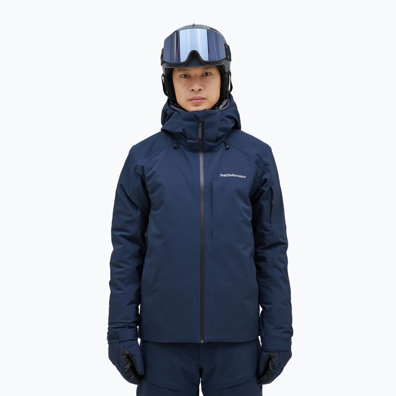 Herren Peak Performance Skijacke Maroon blue shadow