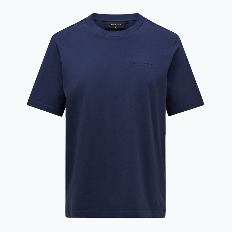 Shirt Herren Peak Performance Original Small Logo Tee blue shadow 3