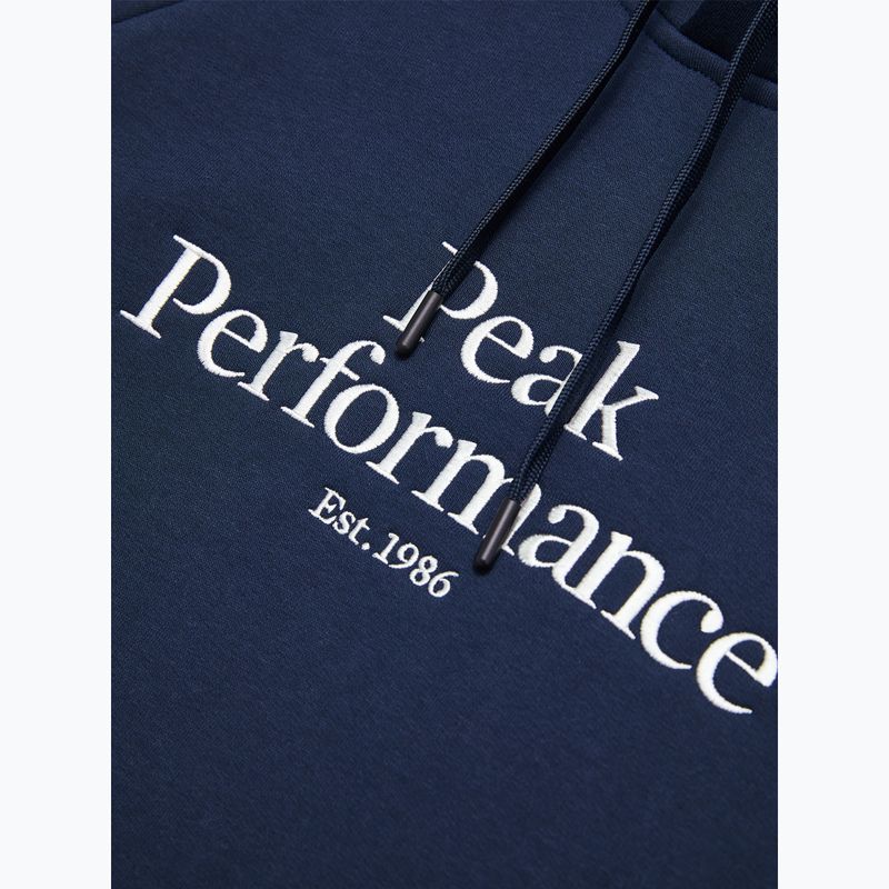 Men's Peak Performance Original Hood blau Schatten Sweatshirt 4