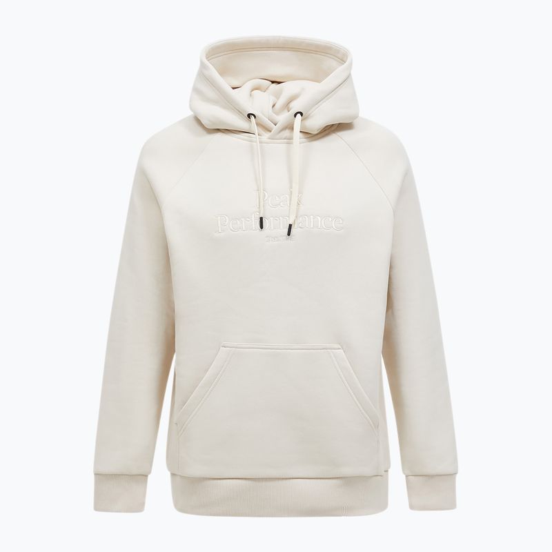 Männer Peak Performance Original Hood Sand Nebel Sweatshirt