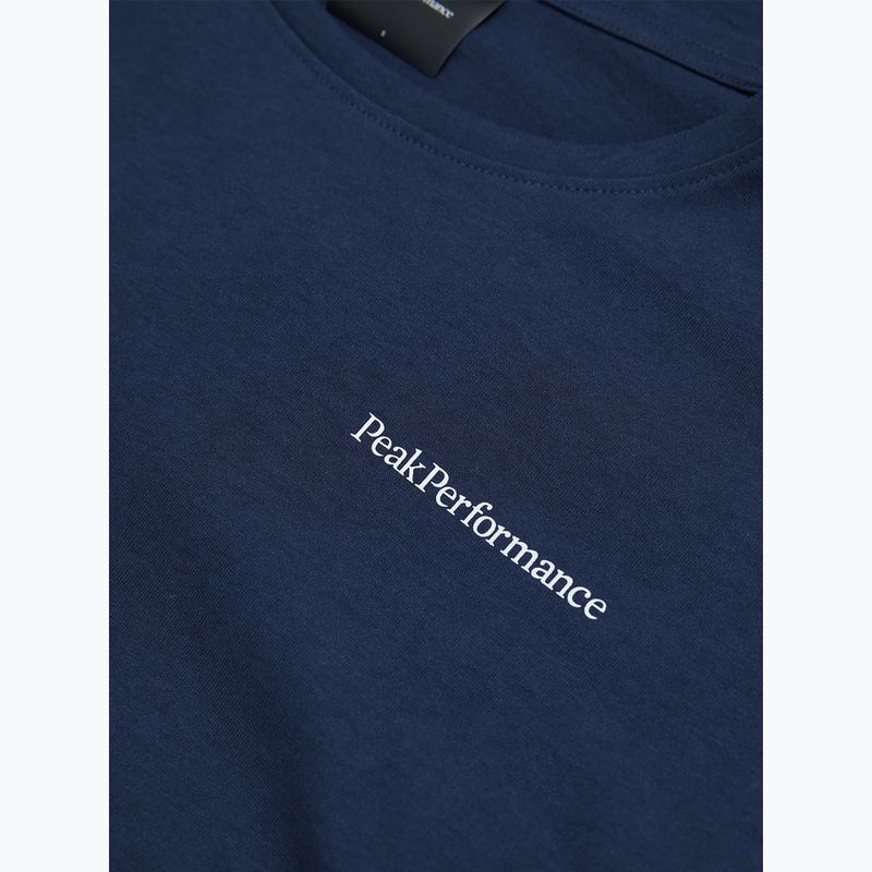 Peak Performance Damen Explore Logo blau Schatten T-Shirt 6
