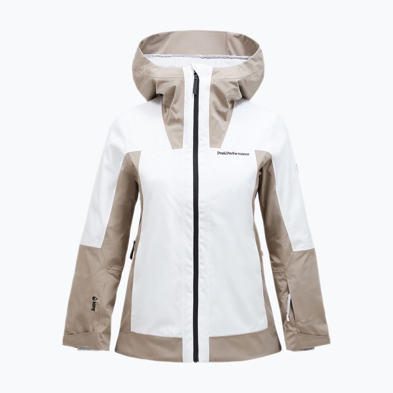 Damen-Skijacke Peak Performance Rider Tech Insulated off white