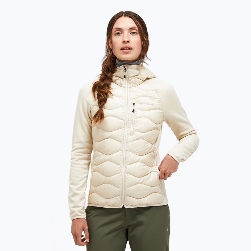 Women's Peak Performance Helium Down Hybrid Morgentau/Observierung Jacke