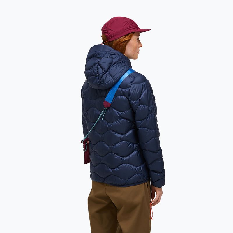 Damen-Daunenjacke Peak Performance Helium Down Hood blue shadow 2