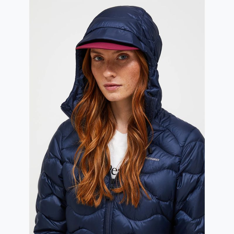 Damen-Daunenjacke Peak Performance Helium Down Hood blue shadow 3