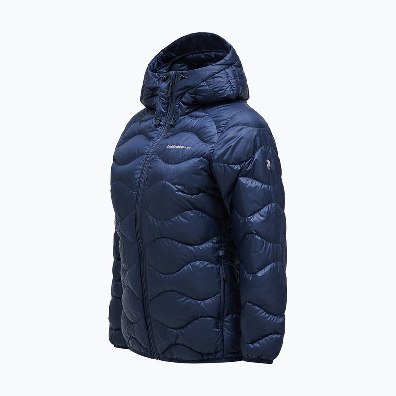 Damen-Daunenjacke Peak Performance Helium Down Hood blue shadow 6