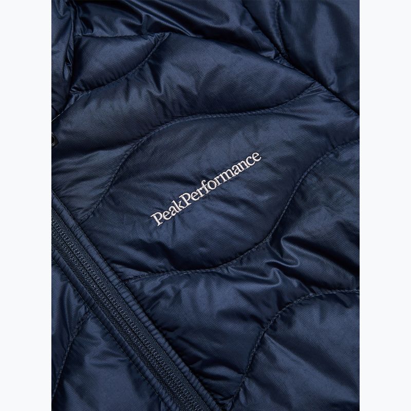 Damen-Daunenjacke Peak Performance Helium Down Hood blue shadow 7