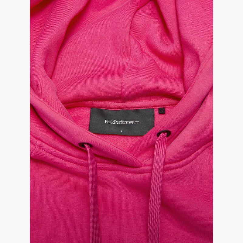 Damen Sweatshirt Hoodie Pullover Peak Performance Original Hood beetroot purple 6