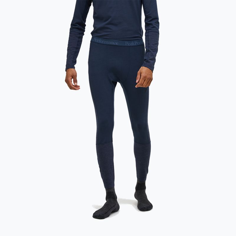 Thermo Hose Herren Peak Performance Magic Long John blue shadow