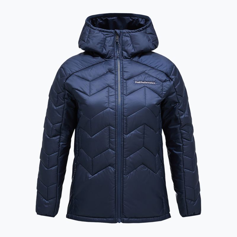 Daunenjacke Damen Peak Performance Elevate Liner Hood blue shadow 5