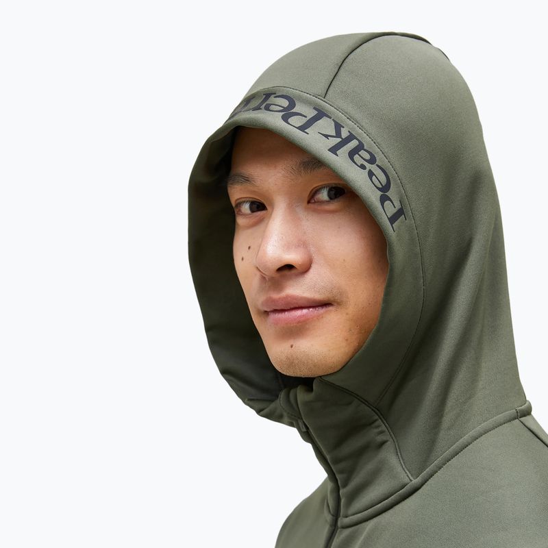 Sweatshrit Hoodie Herren Peak Performance Rider Tech Zip Hood pine needle 3