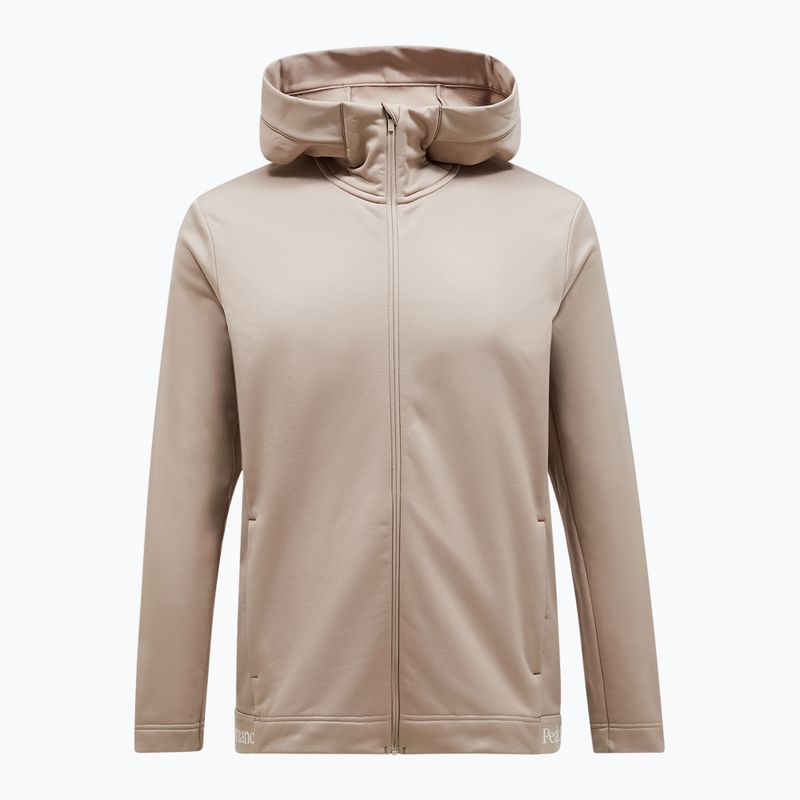 Sweatshrit Hoodie Herren Peak Performance Rider Tech Zip Hood avid beige 4