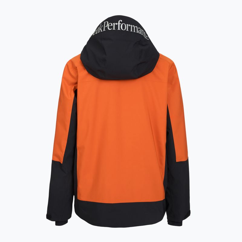 Skijacke Herren Peak Performance Rider Tech Insulated gold flame/black 2