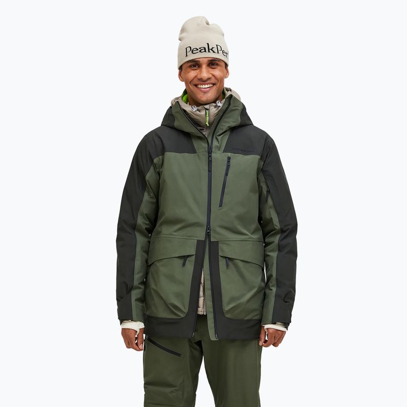 Skijacke Herren Peak Performance Vertical GTX olive extreme