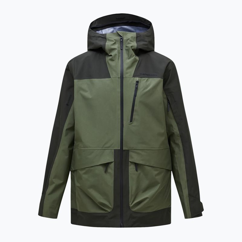 Skijacke Herren Peak Performance Vertical GTX olive extreme 8