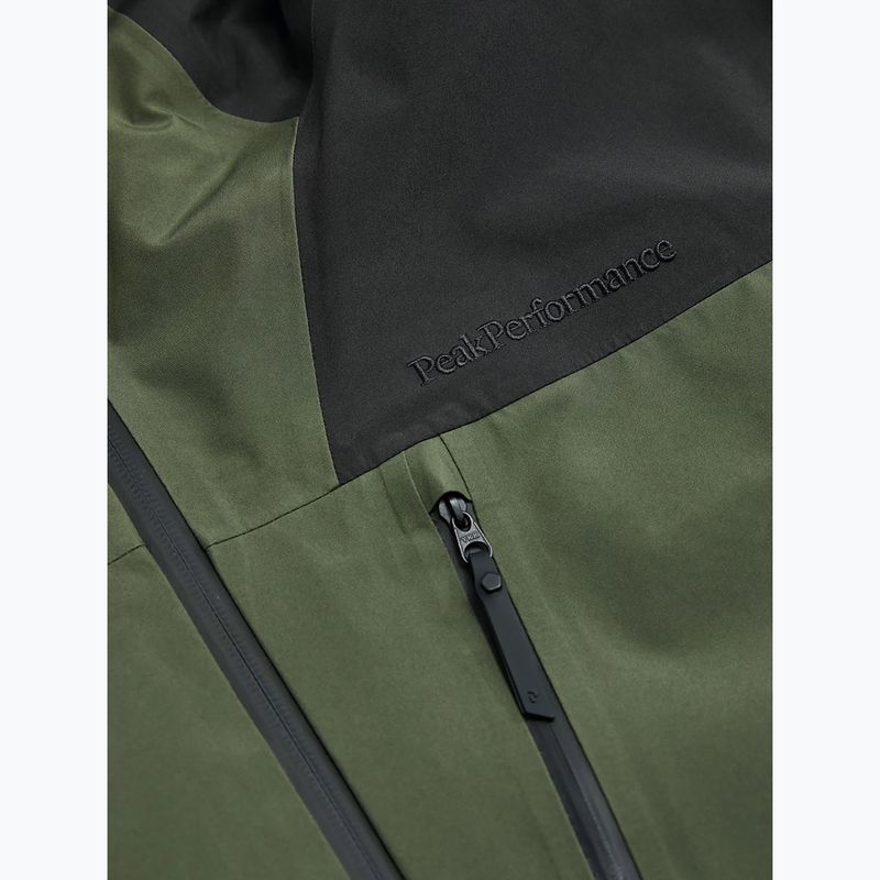 Skijacke Herren Peak Performance Vertical GTX olive extreme 11