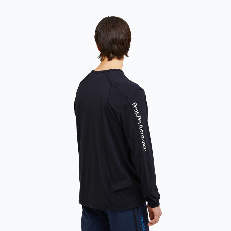 Men's Peak Performance Trail Wollmischung Longsleeve schwarz 2