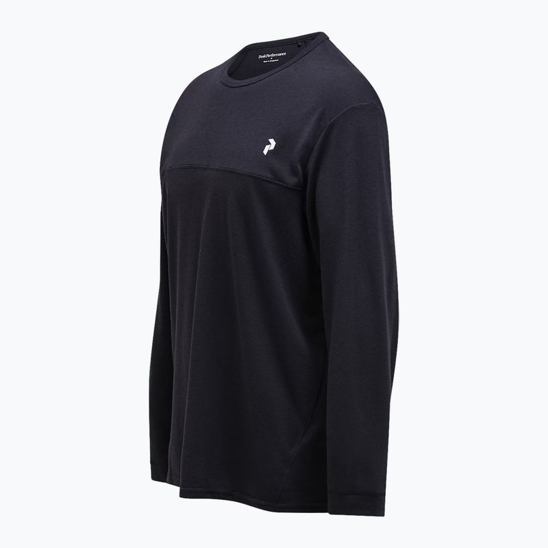 Men's Peak Performance Trail Wollmischung Longsleeve schwarz 3