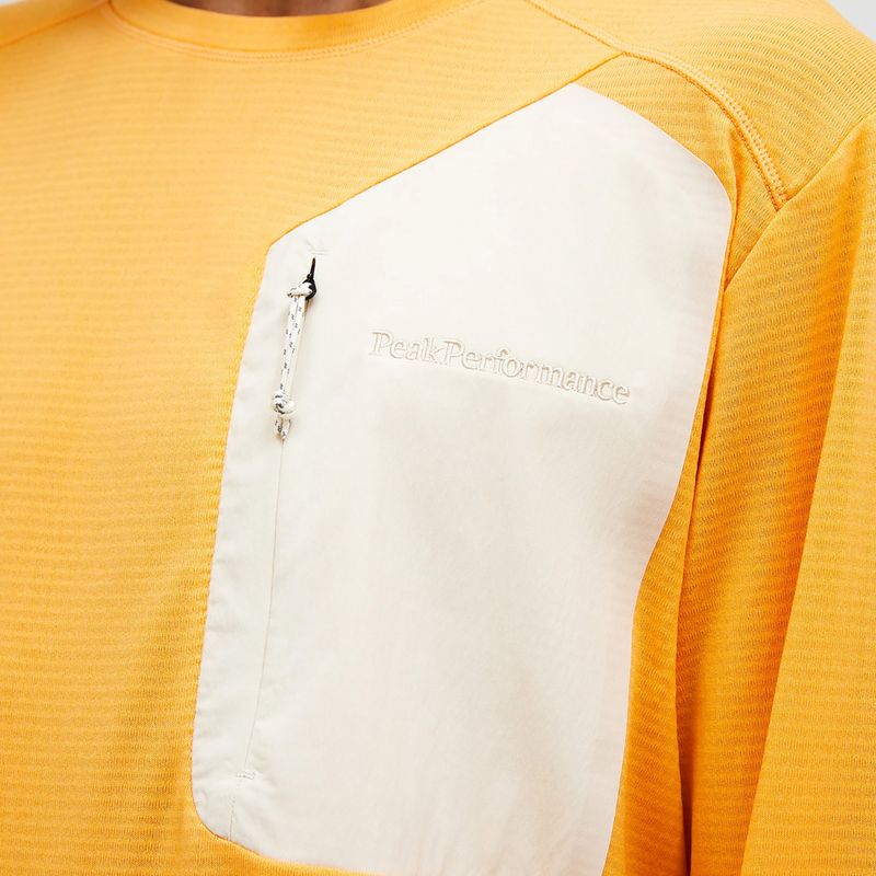 Peak Performance Freelight Polartec Grid Sweatshirt für Männer in leuchtendem Orange 4