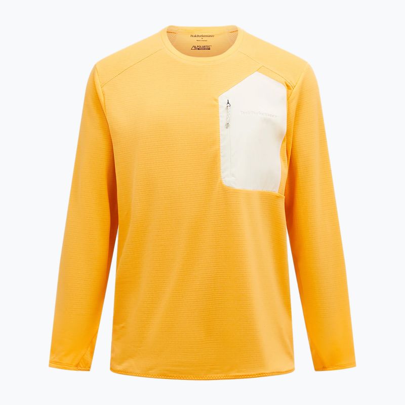 Peak Performance Freelight Polartec Grid Sweatshirt für Männer in leuchtendem Orange 5