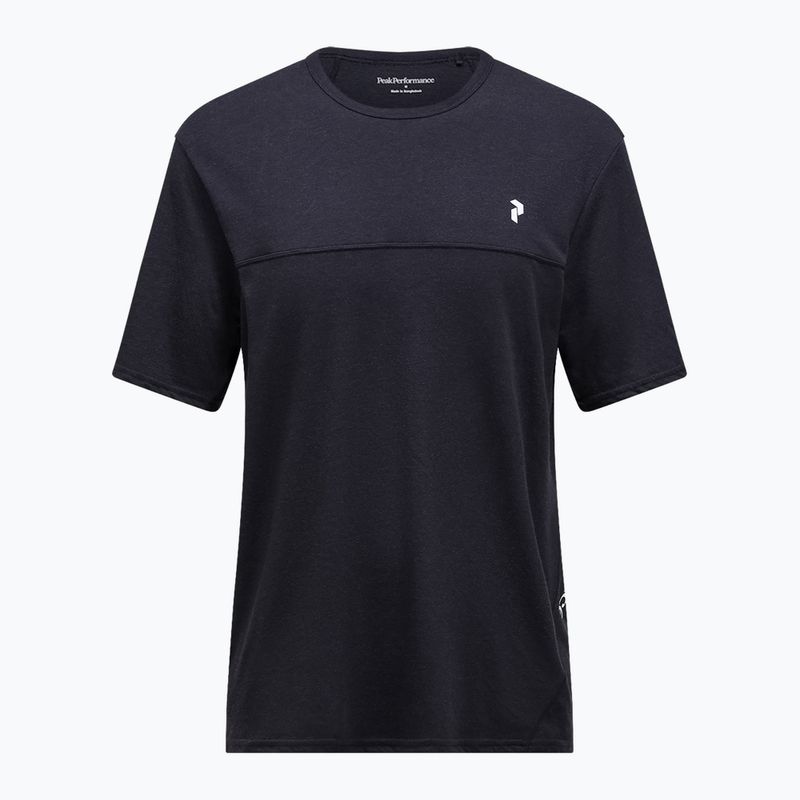 Men's Peak Performance Trail Wollmischung T-Shirt schwarz