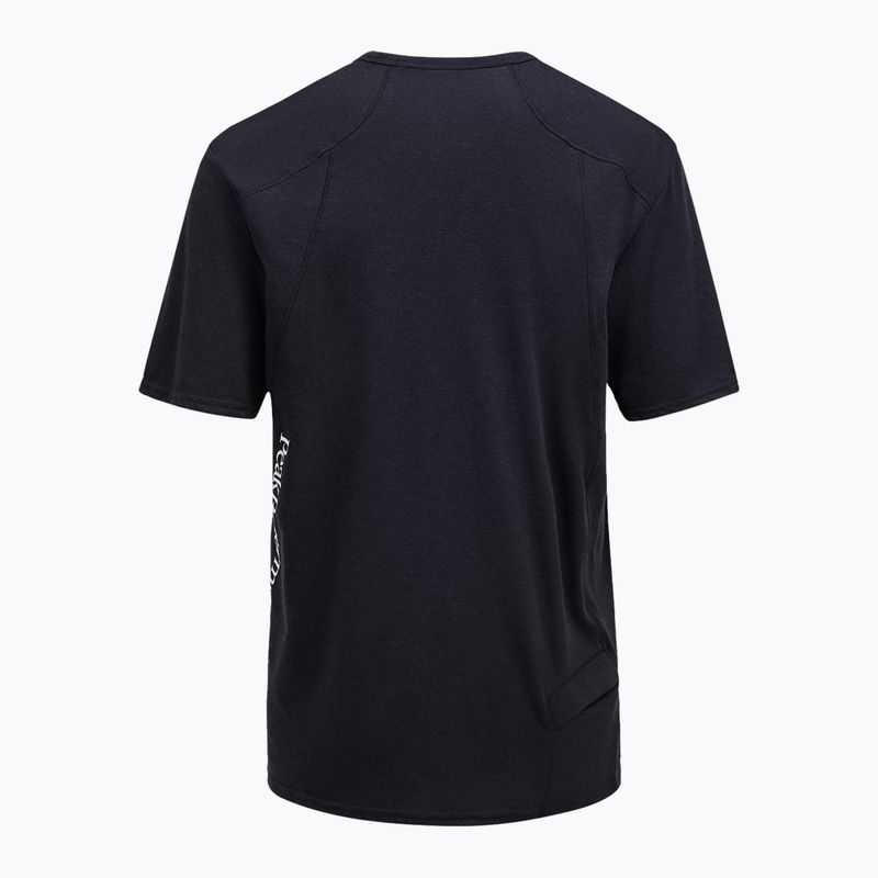 Men's Peak Performance Trail Wollmischung T-Shirt schwarz 2