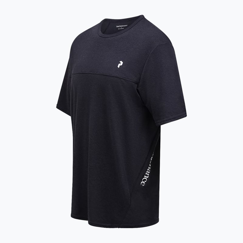 Men's Peak Performance Trail Wollmischung T-Shirt schwarz 3