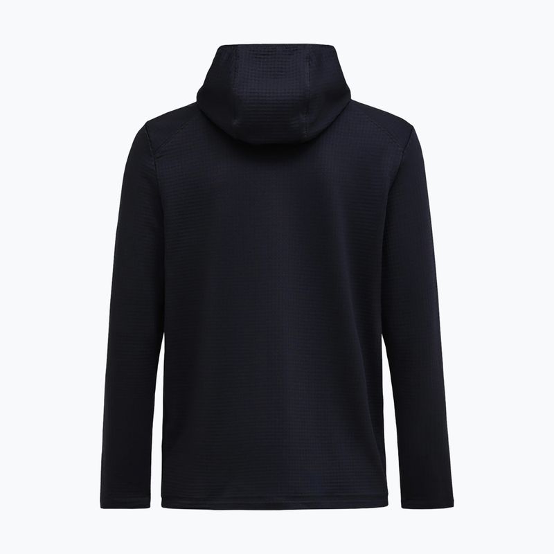 Fleecejacke für Herren Peak Performance Trail Polartec Power Grid Half Zip Hood black 5
