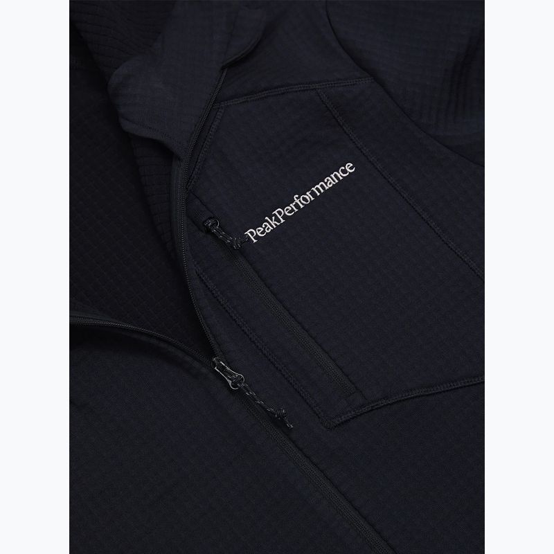 Fleecejacke für Herren Peak Performance Trail Polartec Power Grid Half Zip Hood black 7