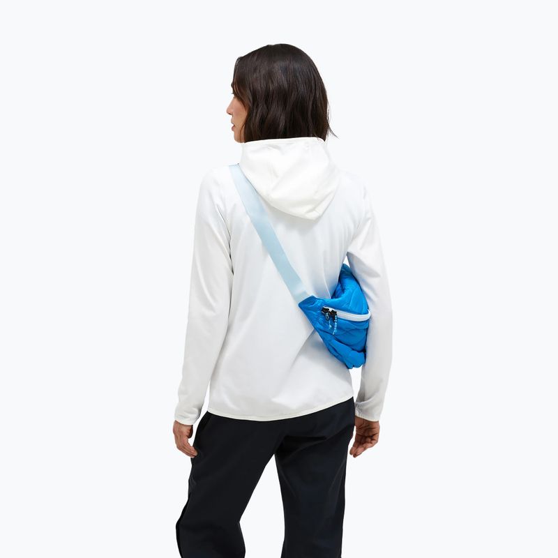 Damen-Trekkingsweatshirt Peak Performance Light Zip Hood off white 2