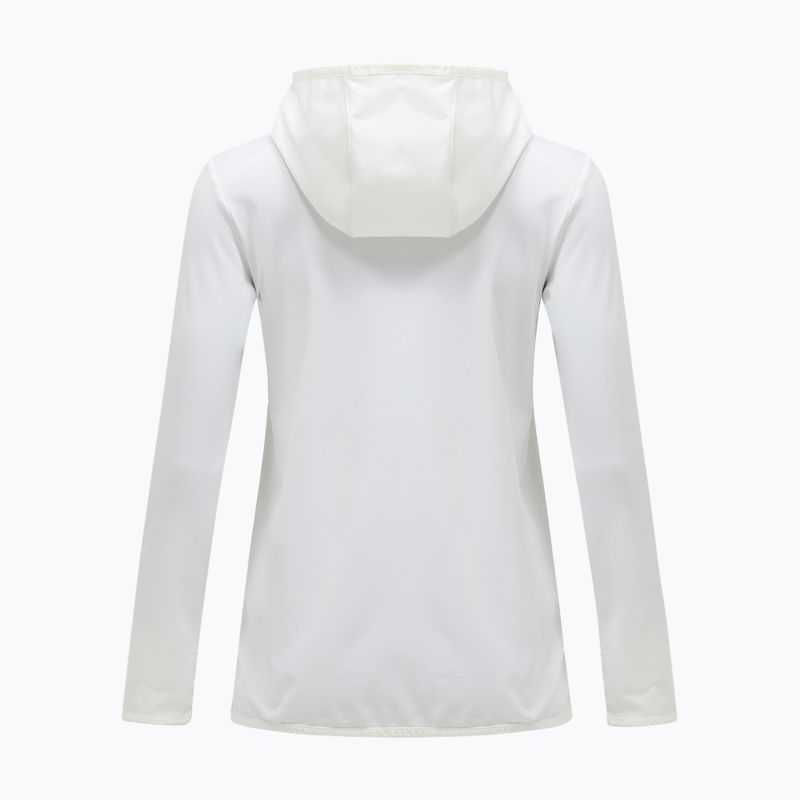 Damen-Trekkingsweatshirt Peak Performance Light Zip Hood off white 4