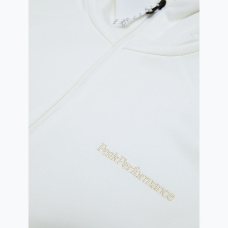 Damen-Trekkingsweatshirt Peak Performance Light Zip Hood off white 6