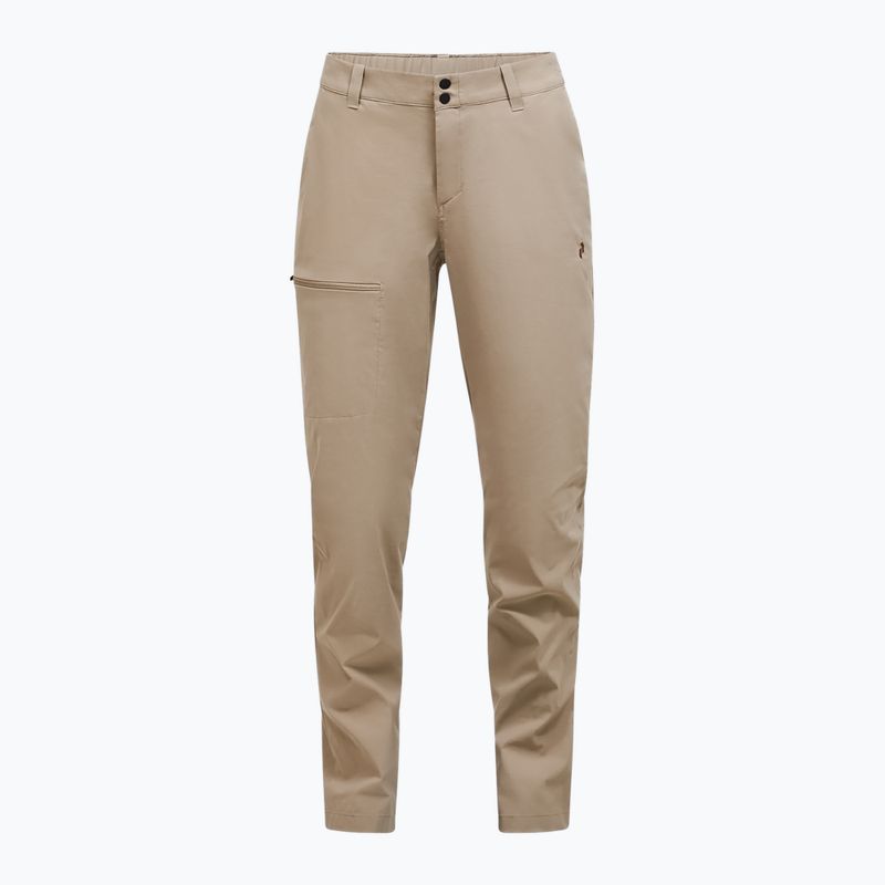 Damen-Trekkinghose Peak Performance Iconiq avid beige