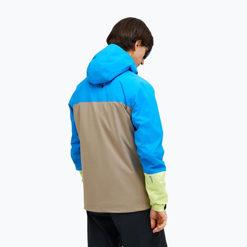 Men's Peak Performance Trail Hipe Shell Jacket leuchtend blau/beige/ sonnig 2
